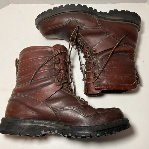 Danner 61270 Brown Leather Work Hunt Boots Lace Up - Picture 1 of 16